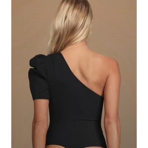 Intimately Free People Somethin' Bout You Solid Bodysuit Black XL - Picture 2 of 8